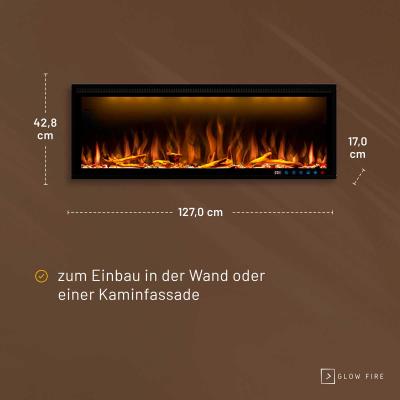 Glow Fire Elektro-Wandkamin Smart Wall 50
